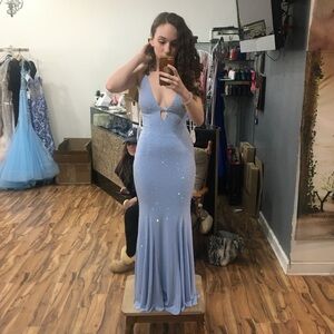 JOVANI Blue Prom Dress